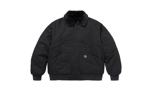 Dickies® Reversible Quilted Faux Fur Work Jacket "FW 25 - Black"