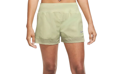 DRI-FIT RUNNING LINED SHORTS MESH HEM WMNS "Olive"