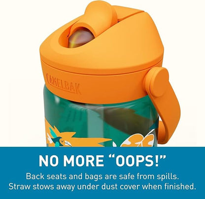 Camelbak Thrive Flip Straw Kids 14oz in Jungle Animals Green