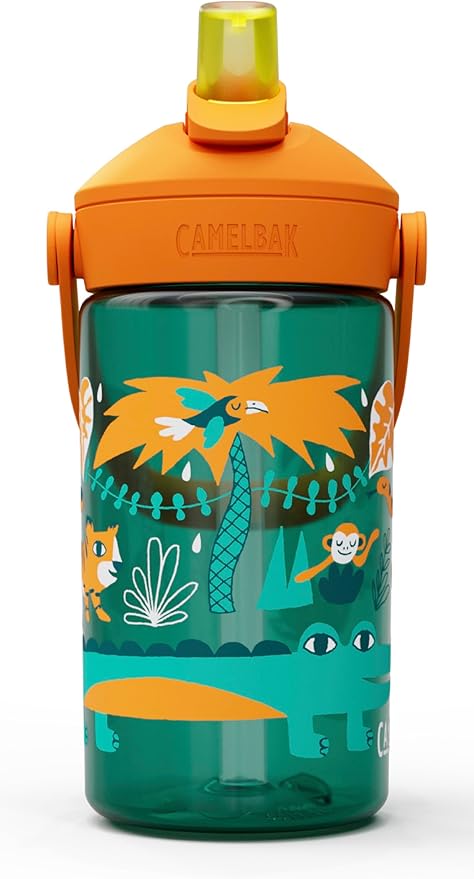 Camelbak Thrive Flip Straw Kids 14oz in Jungle Animals Green