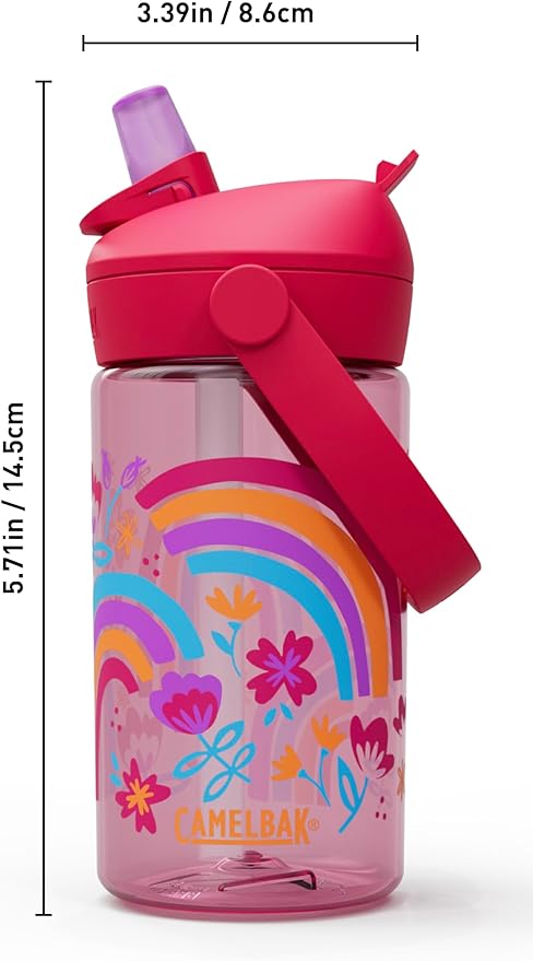 Camelbak Thrive Flip Straw Kids 14Oz in Rainbow Floral