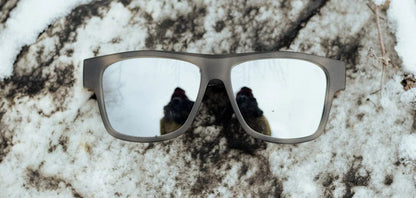 CAMP Eyewear Cliff Sunglasses Matte Pearl Grey | Walnut