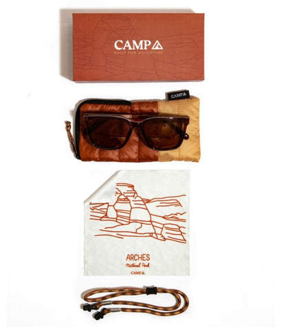 Camp Eyewear Crag Arches Clay in Polarized Brown