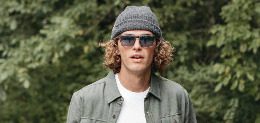 CAMP Eyewear Ridge Sunglasses Matte Pearl Grey | Walnut - Men's