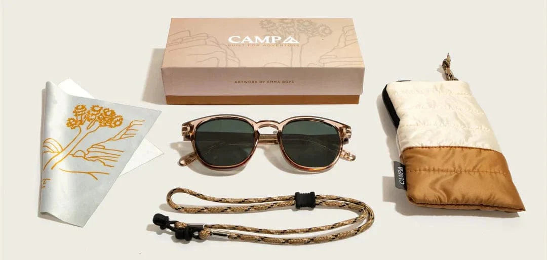 CAMP Eyewear Topo Sunglasses - Joshua Tree Edition Desert | Walnut