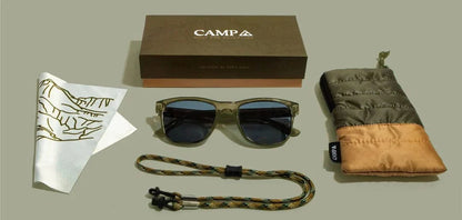 CAMP Eyewear Trail Sunglasses - Glacier Edition Moss | Walnut