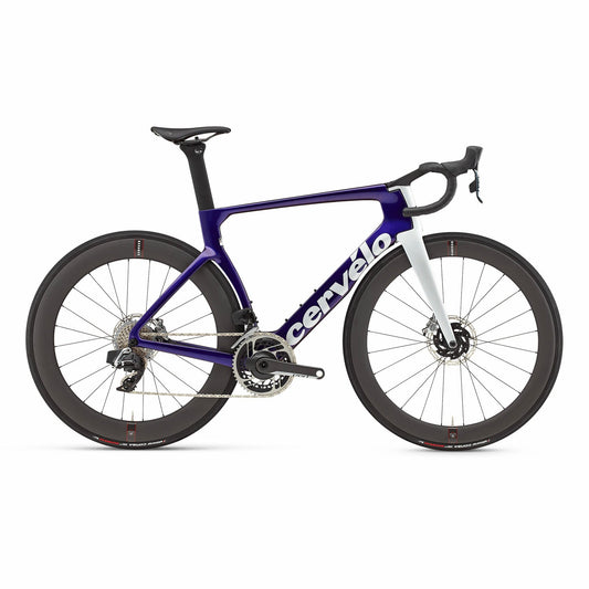 Cervélo S5, SRAM Force Etap AXS, 2023, Sapphire/Ice (Purple), 58cm