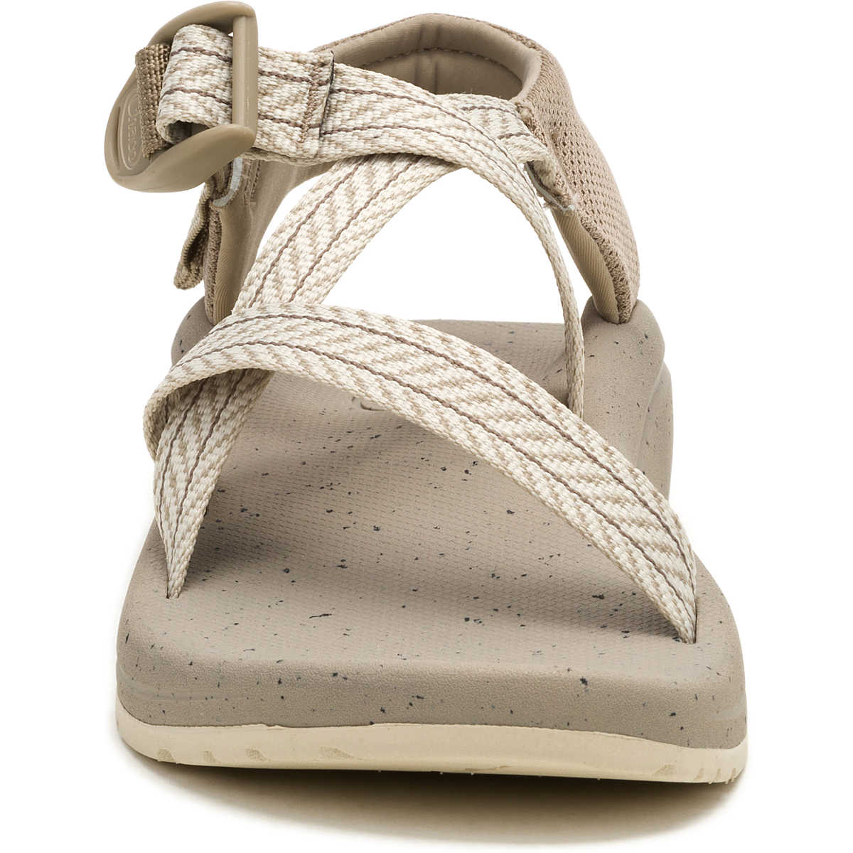 Chaco Women's Chush Z Extra Cushioned Sandal No Toe Loop in Fround Dark Vanilla