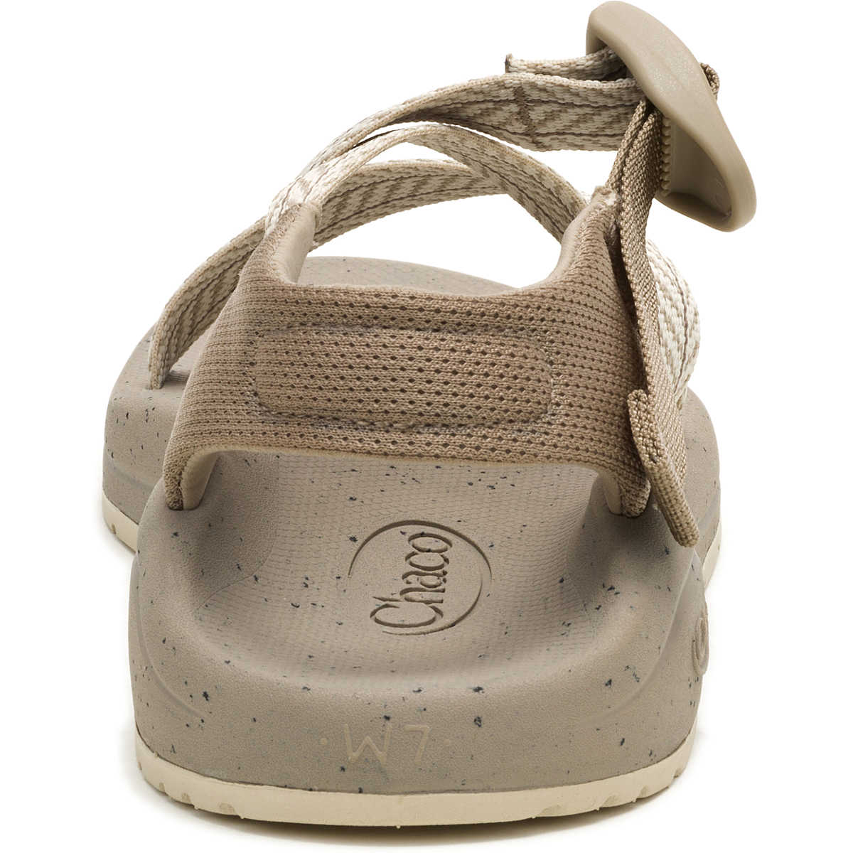 Chaco Women's Chush Z Extra Cushioned Sandal No Toe Loop in Fround Dark Vanilla