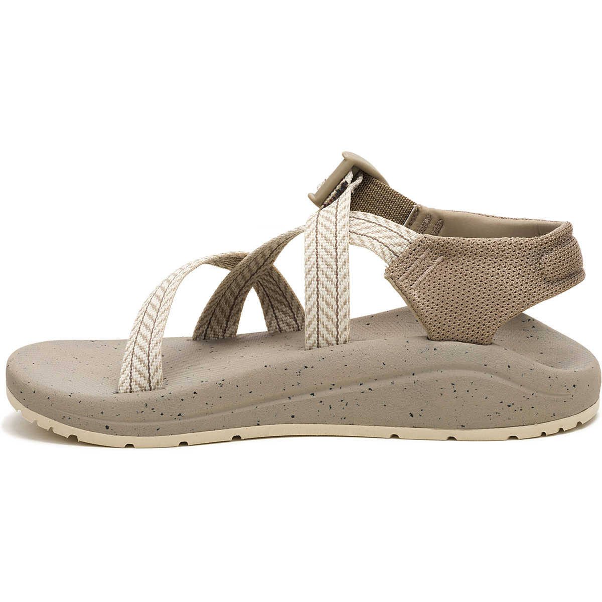 Chaco Women's Chush Z Extra Cushioned Sandal No Toe Loop in Fround Dark Vanilla