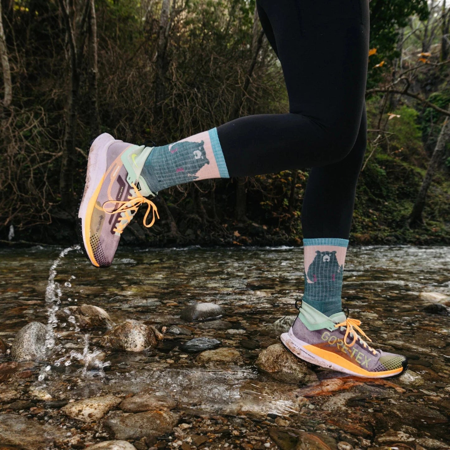 Darn Tough Bear Town Micro Crew Lightweight Hiking Sock - Women's