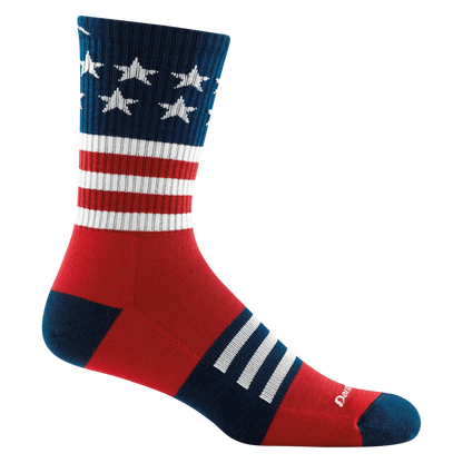 Darn Tough Captain Stripe Micro Crew Lightweight Hiking Sock - Men's