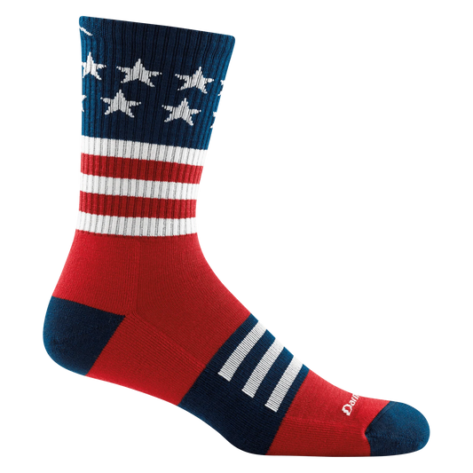 Darn Tough Captain Stripe Micro Crew Lightweight Hiking Sock - Men's