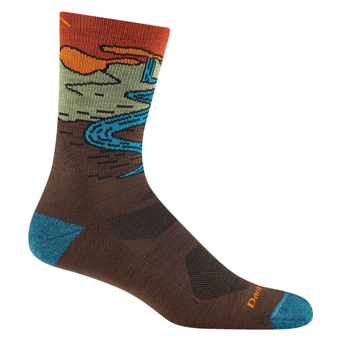 Darn Tough Chasing Waterfalls Micro Crew Lightweight Hiking Socks - Men's