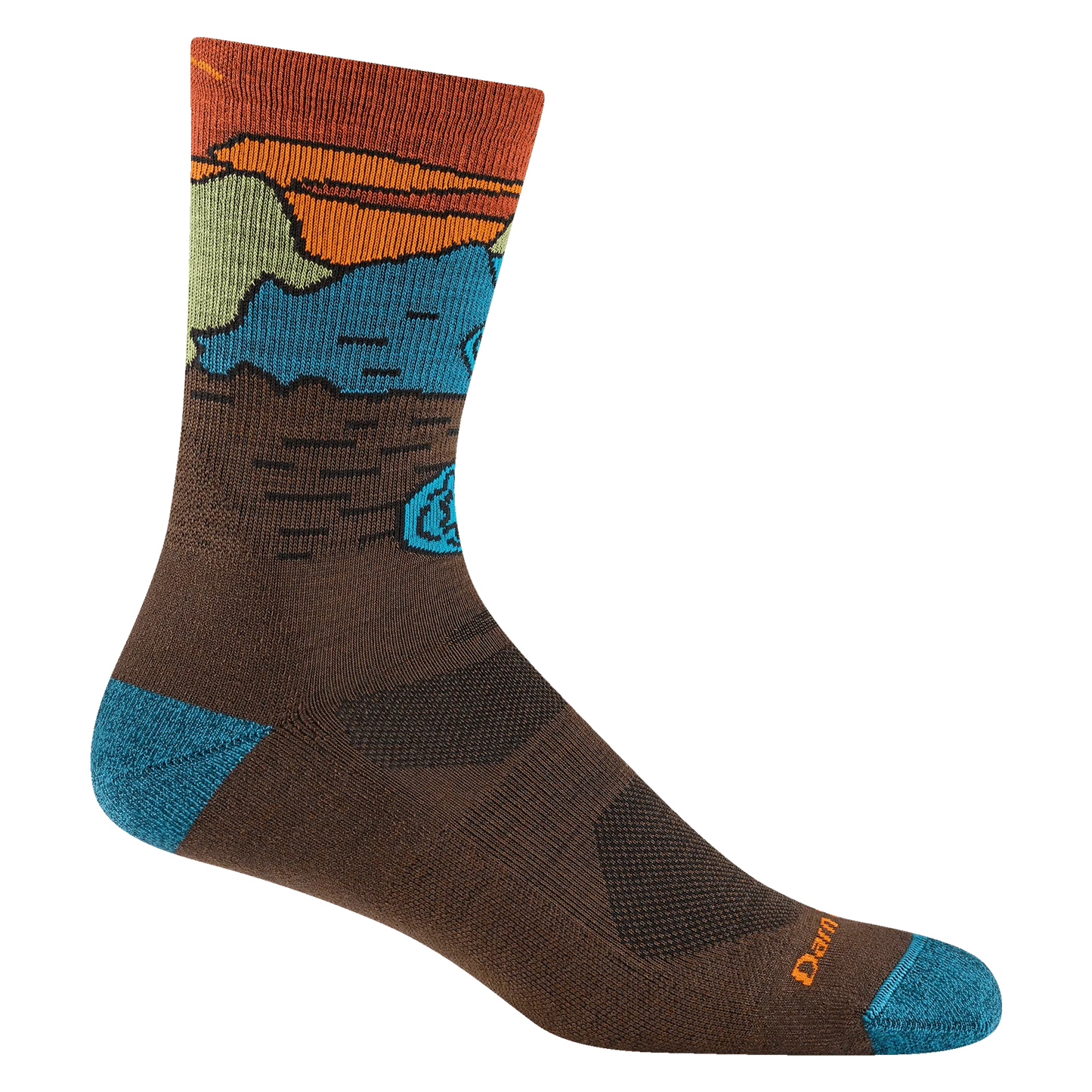 Darn Tough Chasing Waterfalls Micro Crew Lightweight Hiking Socks - Men's