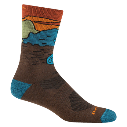 Darn Tough Chasing Waterfalls Micro Crew Lightweight Hiking Socks - Men's
