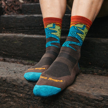 Darn Tough Chasing Waterfalls Micro Crew Lightweight Hiking Socks - Men's
