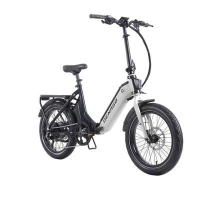 Denago Folding 1 ST E-Bike, 500 Watt, Low Step, Grey with Black, One Size