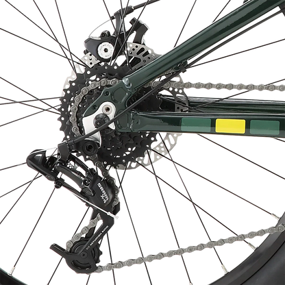 Diamondback Line 24" Youth Mountain Bike, Dark Green, Sram 8 Speed