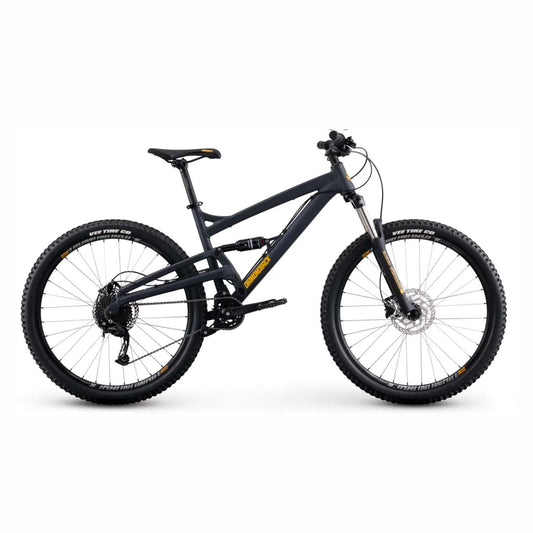 Diamondback Atroz 2 Mountain Bike, Full Suspension, Black Onyx, Small, Medium