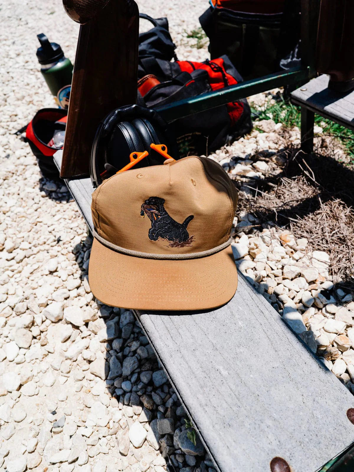 Duck Camp Grandpa Black Lab Hat