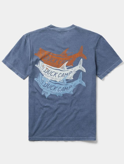 Duck Camp Tri Tarpon T-Shirt in Dark Denim