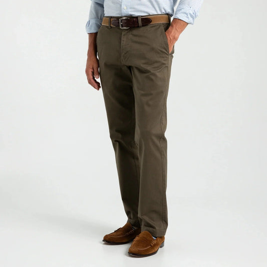 Duck Head Classic Fit Gold School Chino Dark Olive - Men's