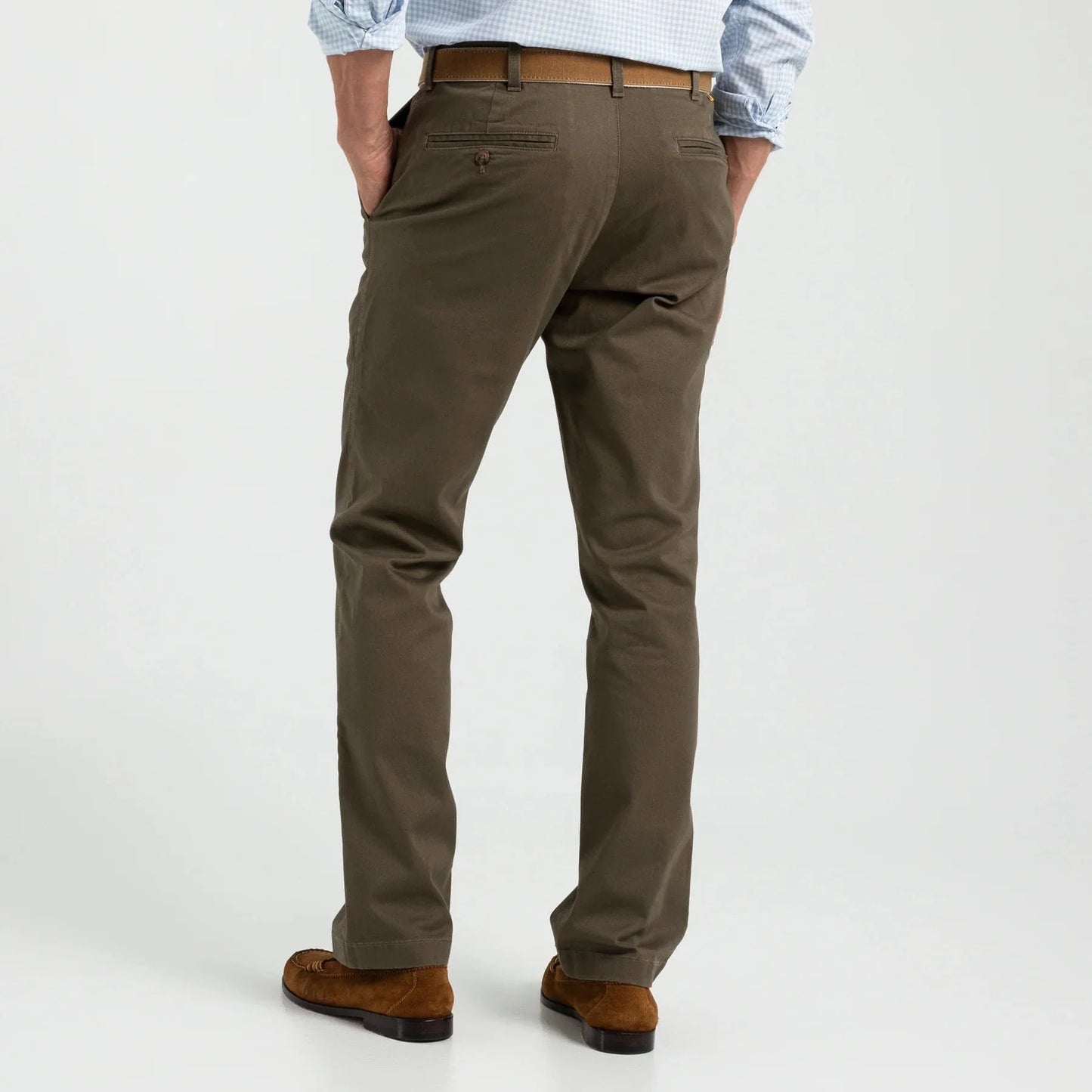 Duck Head Classic Fit Gold School Chino Dark Olive - Men's