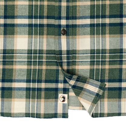 Duck Head Cotton Flannel Sport Shirt Stoker Plaid - Men's