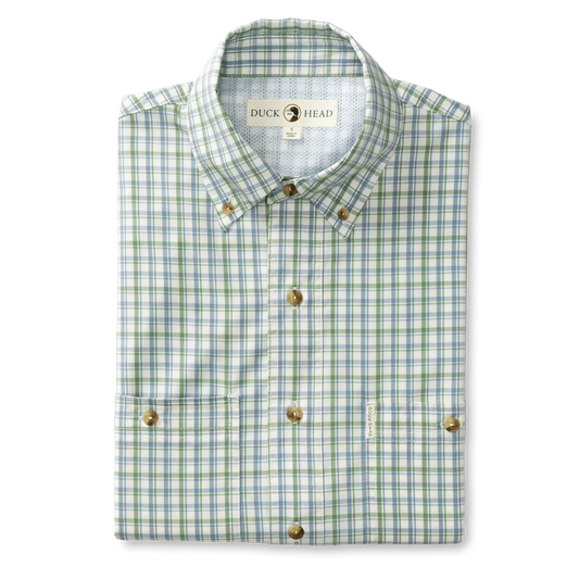 Duck Head Dickson Plaid Performance Guide Shirt - Men's