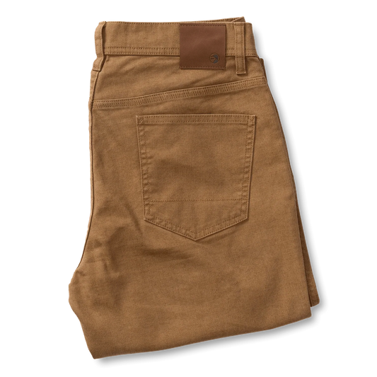 Duck Head Field Canvas Five-Pocket in Bucksin - Men's