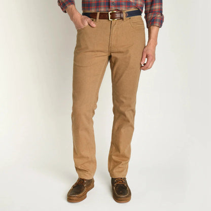 Duck Head Field Canvas Five-Pocket in Bucksin - Men's