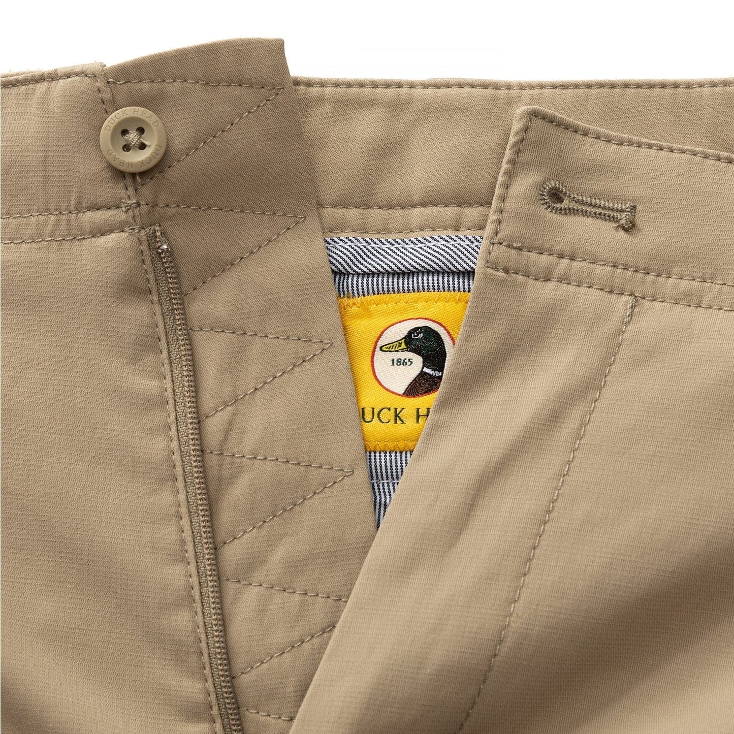 Duck Head Harbor Performance Chino in Khaki