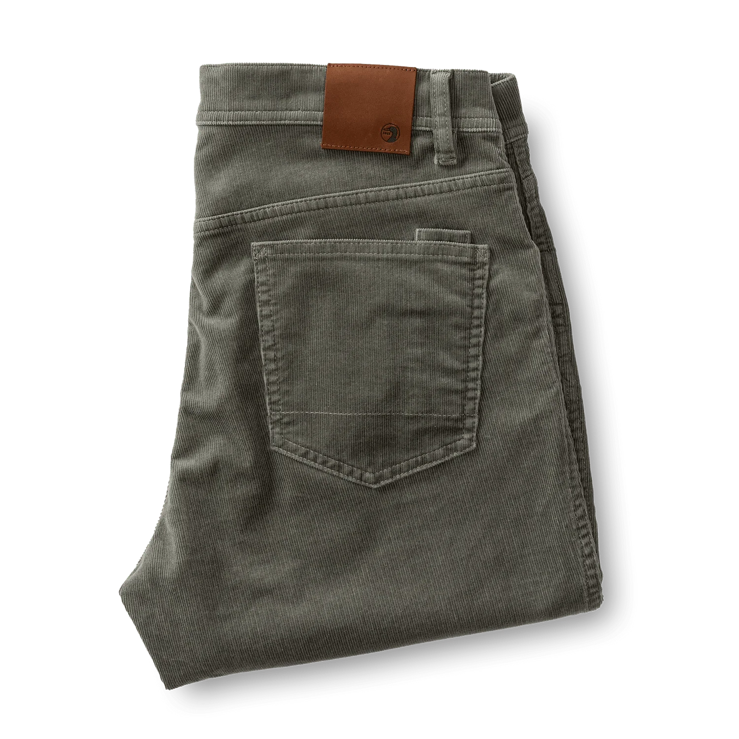 Duck Head Holston Corduroy 5-Pocket Pants in Castor Grey - Men's