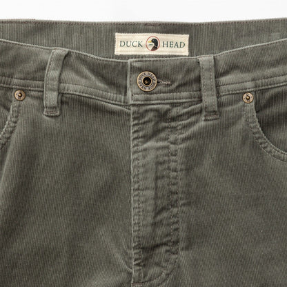 Duck Head Holston Corduroy 5-Pocket Pants in Castor Grey - Men's