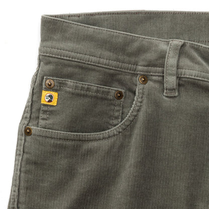 Duck Head Holston Corduroy 5-Pocket Pants in Castor Grey - Men's
