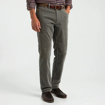 Duck Head Holston Corduroy 5-Pocket Pants in Castor Grey - Men's