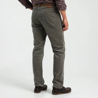 Duck Head Holston Corduroy 5-Pocket Pants in Castor Grey - Men's