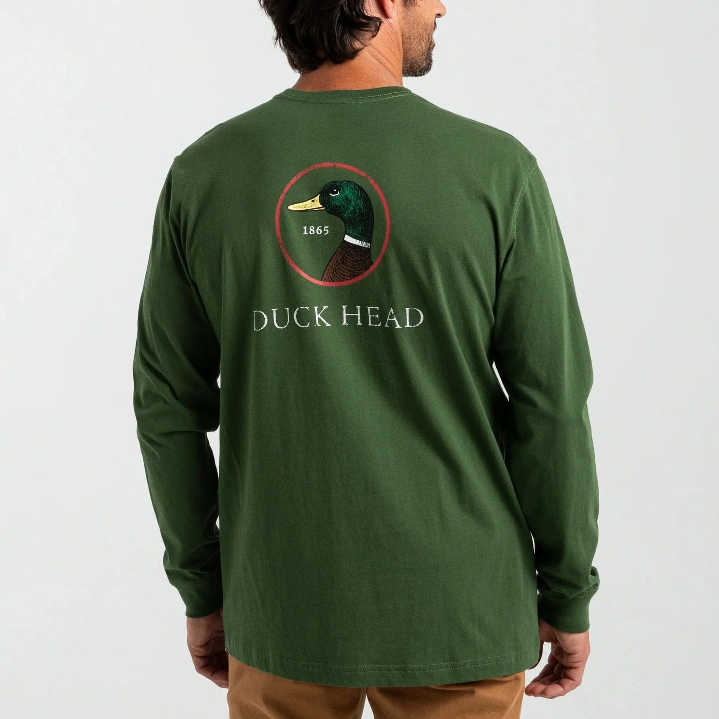 Duck Head Logo Long Sleeve T-Shirt - Men's