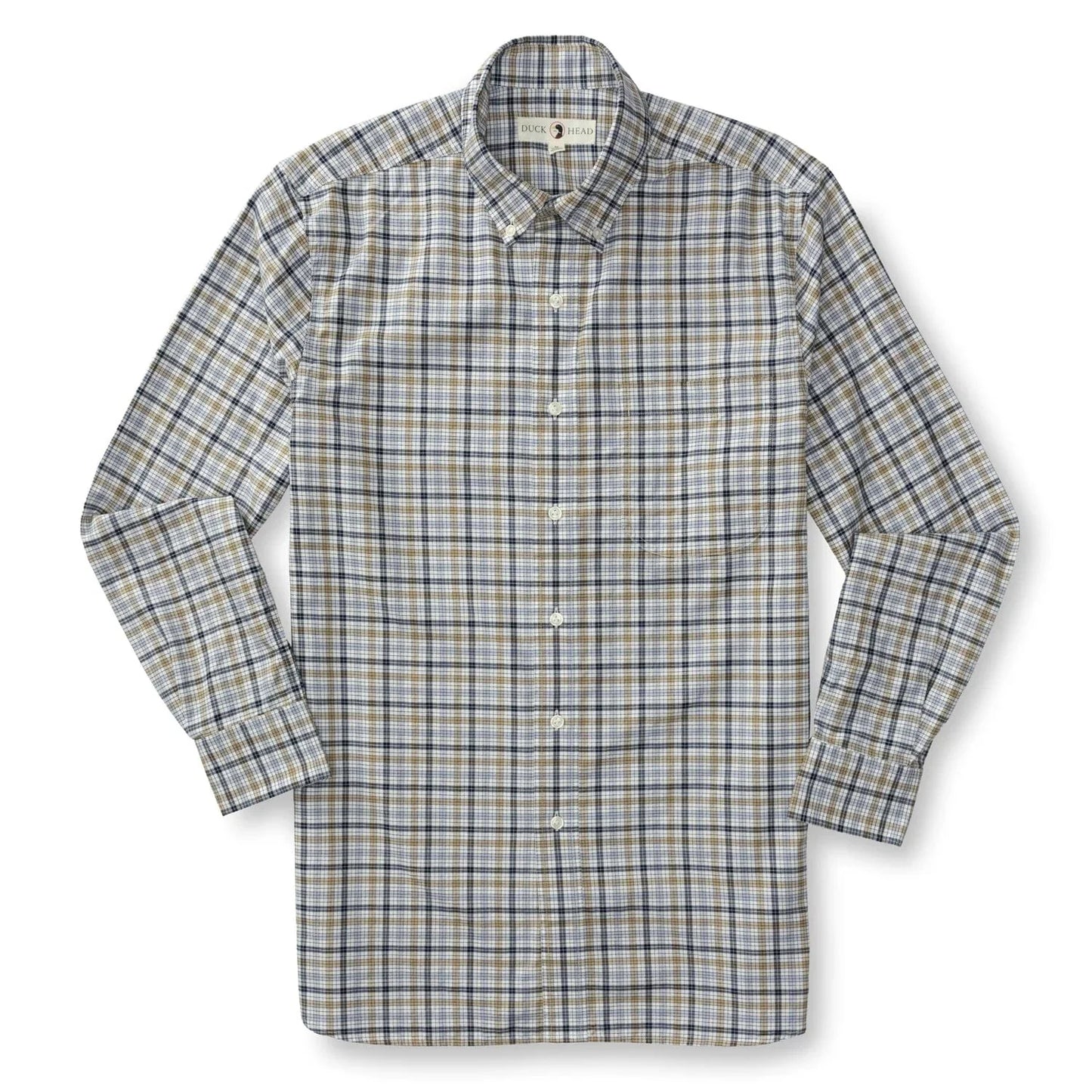 Duck Head Longsleeve Cotton Oxford Russel Plaid - Men's
