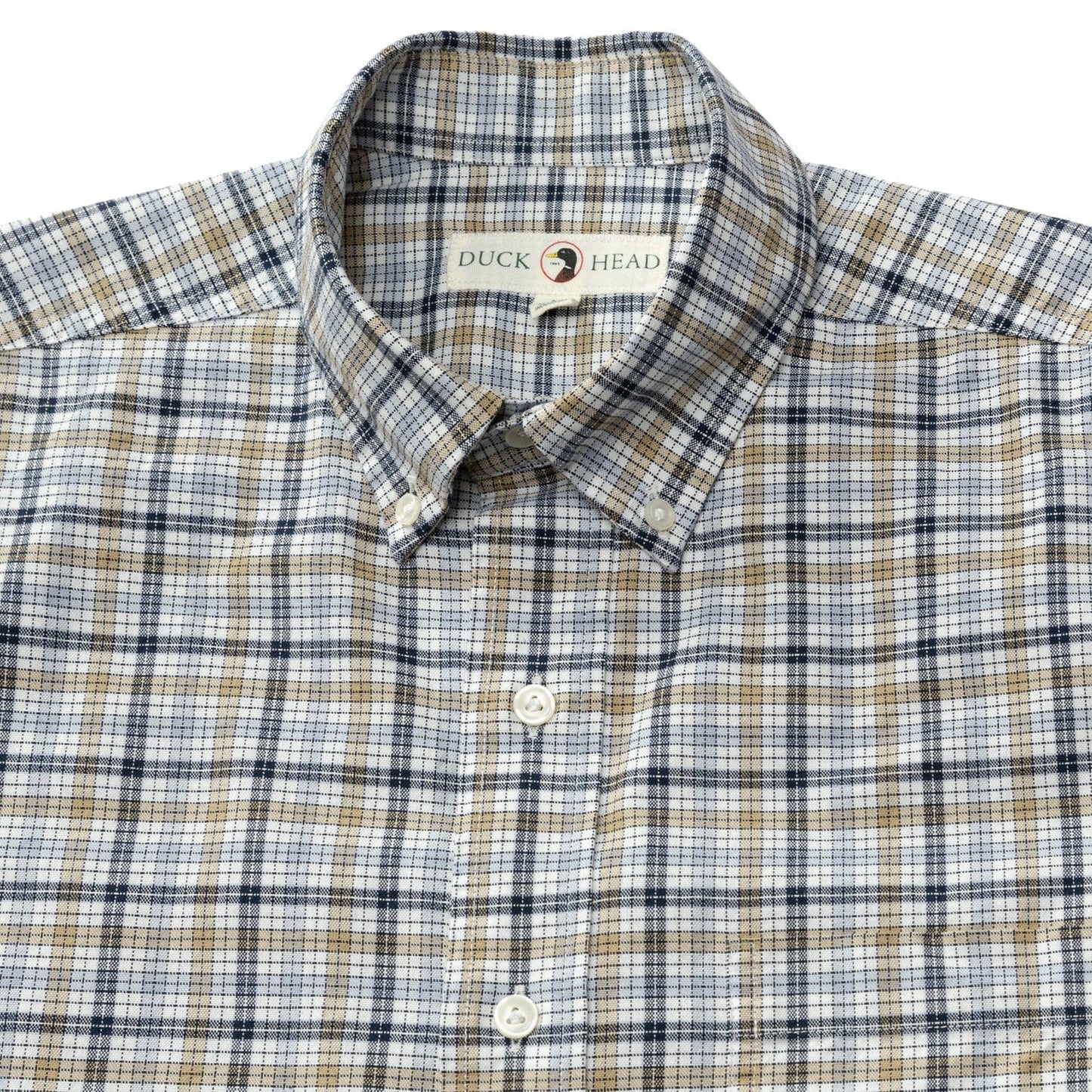 Duck Head Longsleeve Cotton Oxford Russel Plaid - Men's