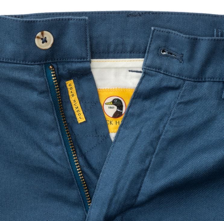 Duck Head Men's Classic Gold School Chino in Midnight Blue