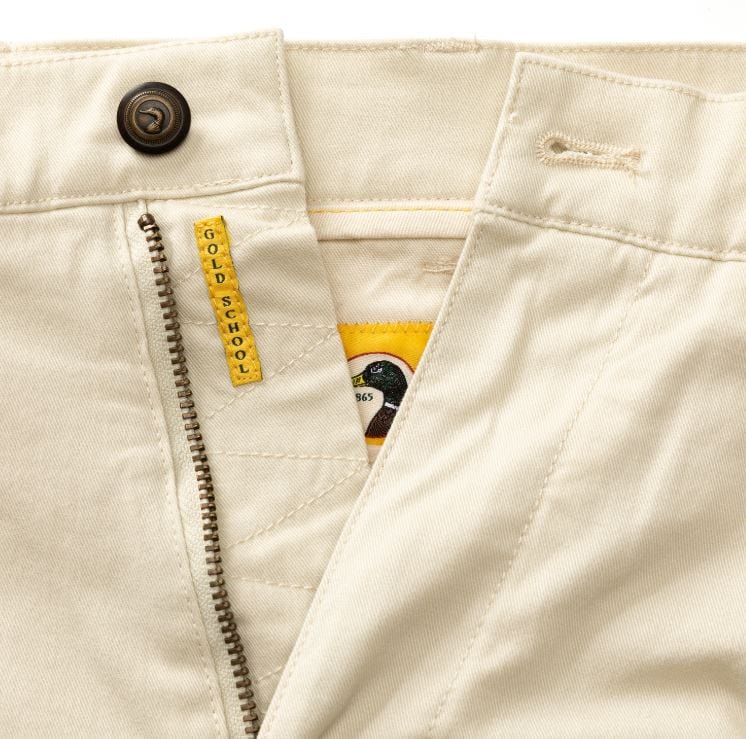 Duck Head Men's Classic Gold School Chino in Stone