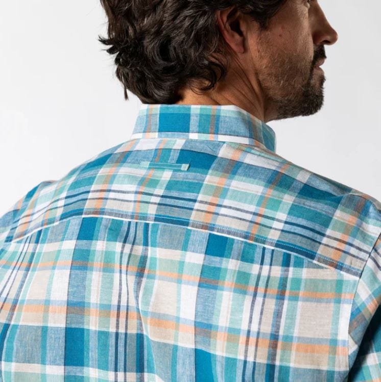 Duck Head Men's Long Sleeve Cotton Sport Shirt in Meadowbrook