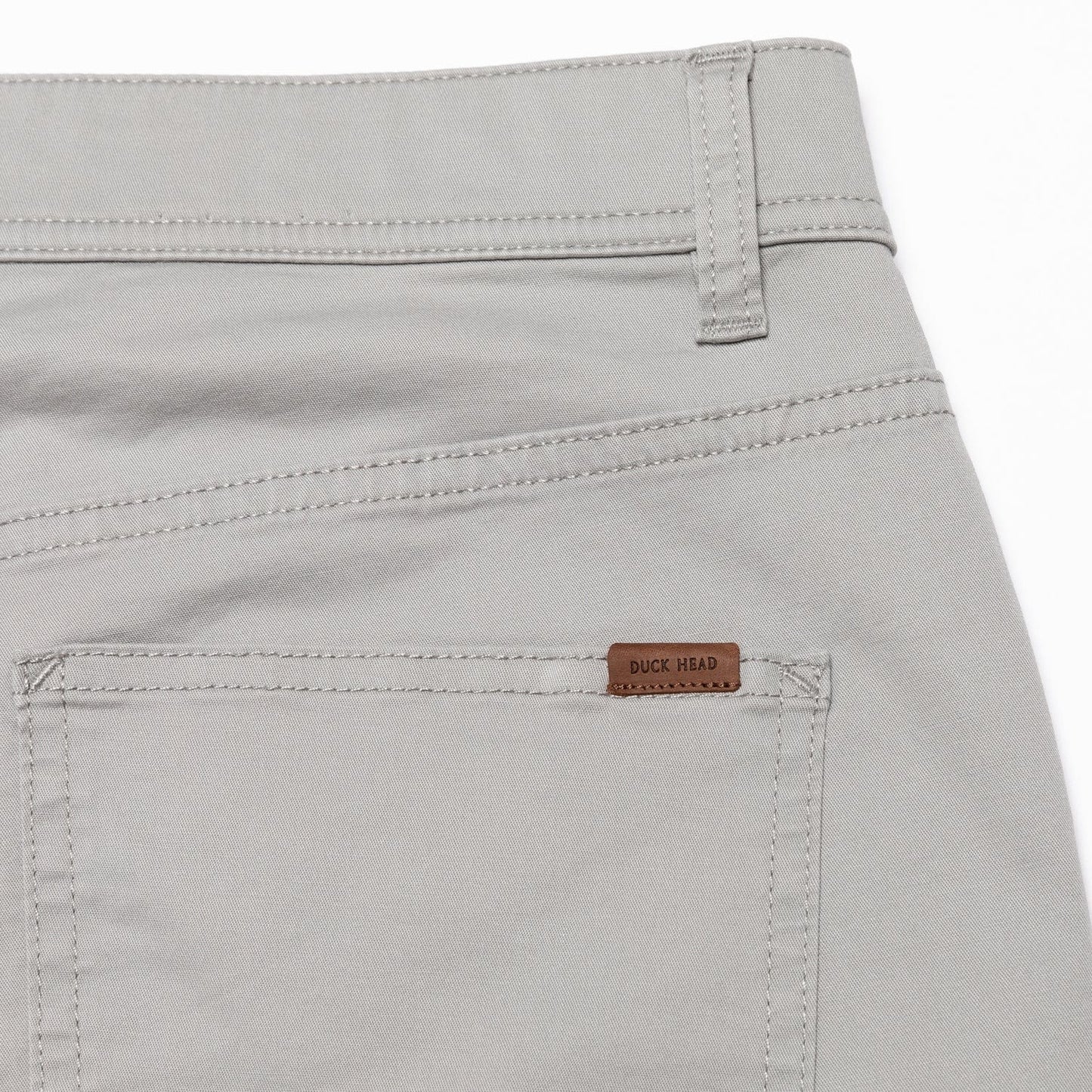 Duck Head Shoreline Twill 5-Pocket Pants in Limestone Grey - Men's