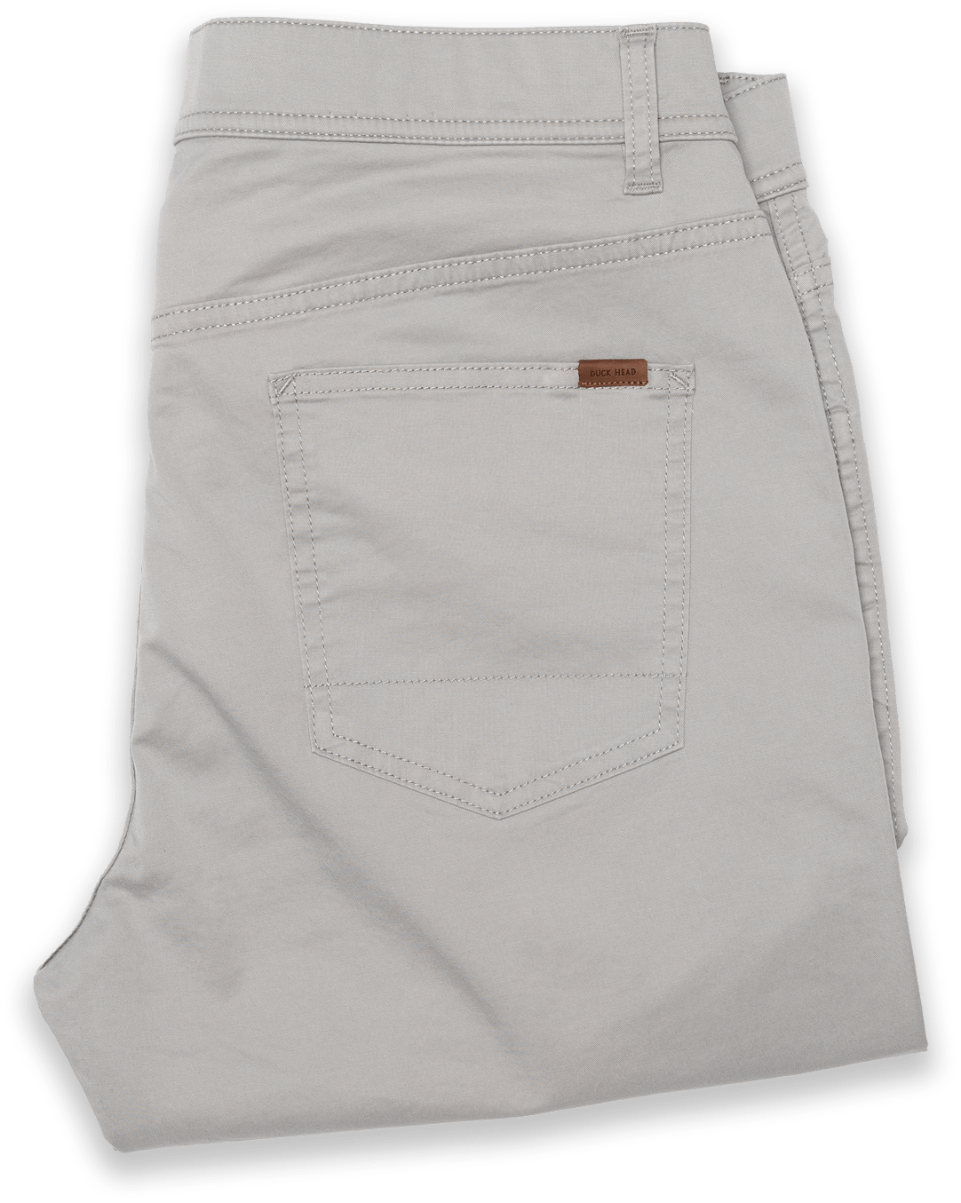 Duck Head Shoreline Twill 5-Pocket Pants in Limestone Grey - Men's