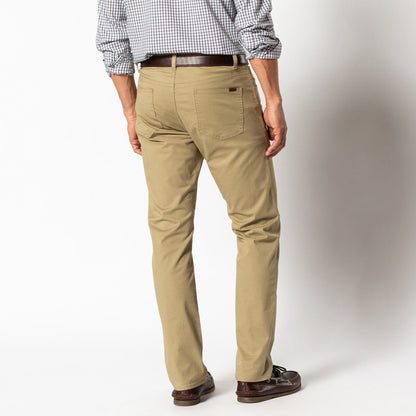 Duck Head Men's Shoreline Five-Pocket Pant in Woodland Khaki