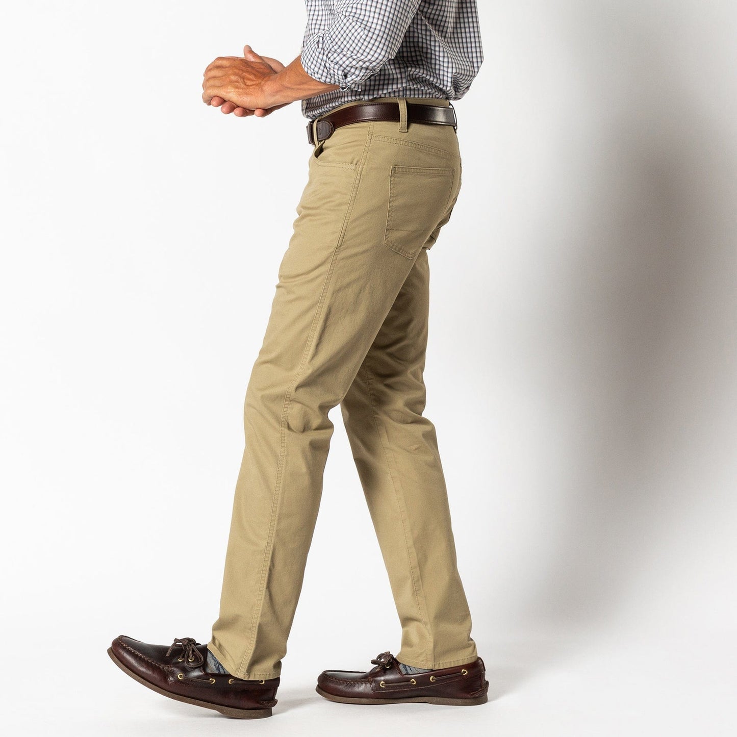 Duck Head Men's Shoreline Five-Pocket Pant in Woodland Khaki