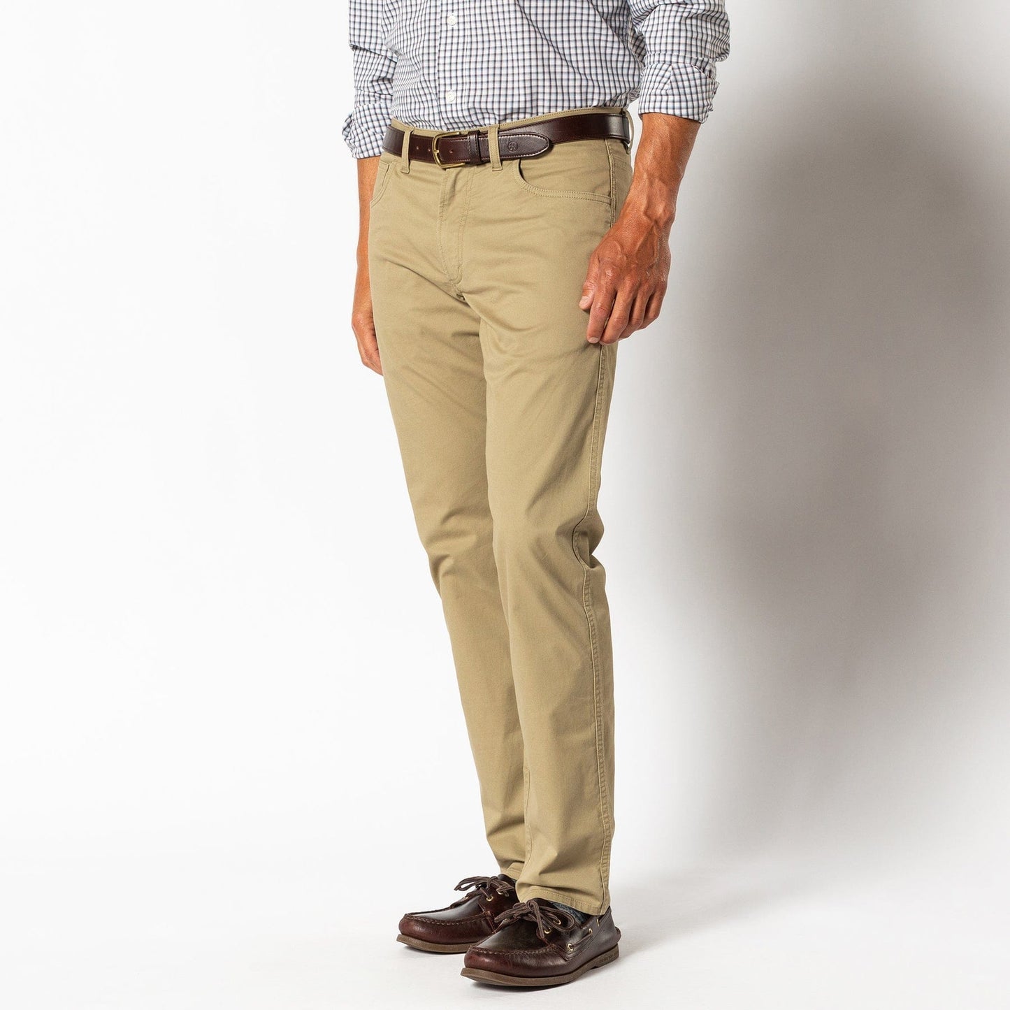 Duck Head Men's Shoreline Five-Pocket Pant in Woodland Khaki