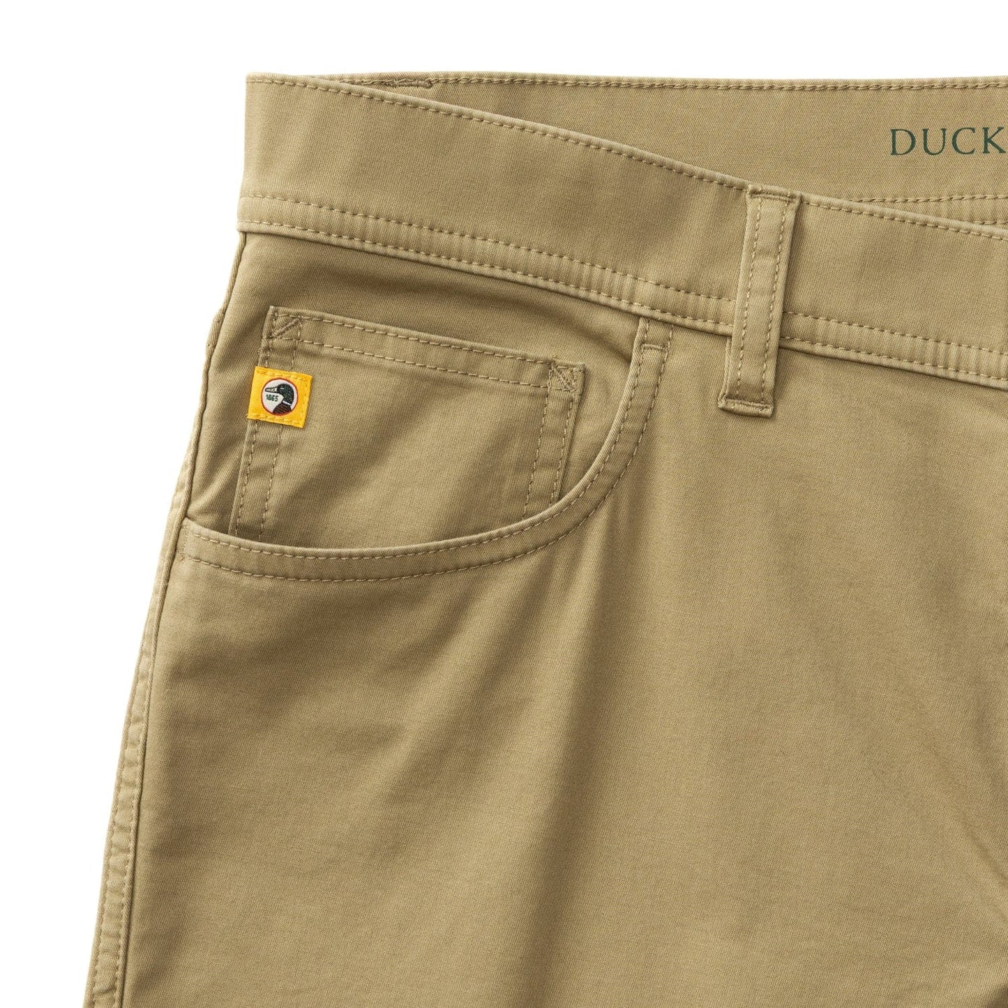 Duck Head Men's Shoreline Five-Pocket Pant in Woodland Khaki